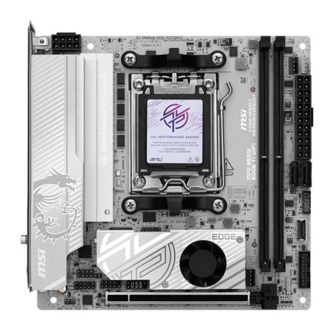 MSI Płyta MSI MPG B850I EDGE TI WIFI /AMD B850/DDR5/SATA3/M.2/USB3.2/WiFi/BT/PCIe5.0/AM5/ITX