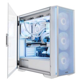 Modecom Obudowa Modecom Horizon ARGB Flow Midi USB Type C, Biała