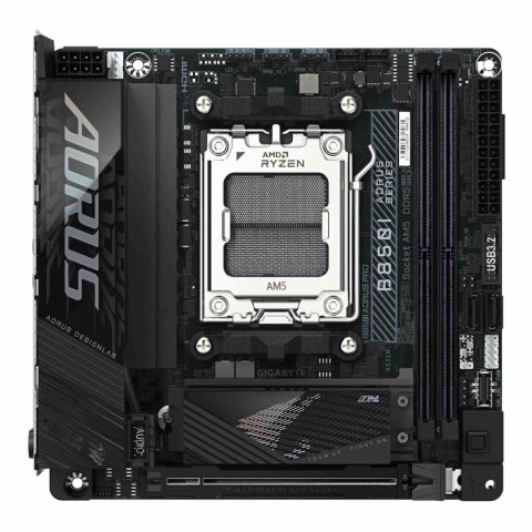 Gigabyte Płyta Gigabyte B850I AORUS PRO /AMD B850/DDR5/SATA3/M.2/USB3.1/PCIe5.0/WiFi/BT/AM5/Mini-ITX