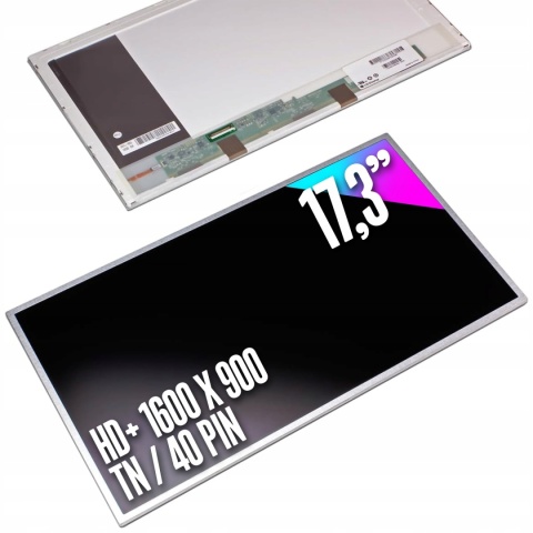 Matryca 17,3" LED TN 40 PIN HD+ Błyszcząca