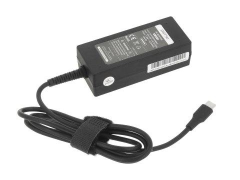 Zasilacz Mitsu 45W USB type C USB-C (black)