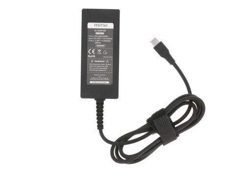 Zasilacz Mitsu 45W USB type C USB-C (black)