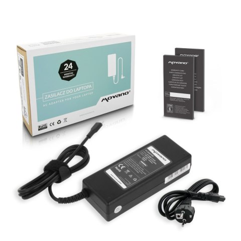 Zasilacz Movano 100W USB type C USB-C (black)