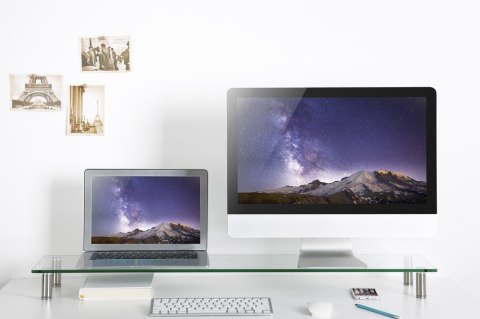 GEMBIRD SZKLANA PODSTAWKA NA MONITOR ROZMIAR XL