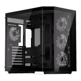 COOLING.PL Obudowa KRUX Empero ATX, z oknem, bez zasilacza, czarna