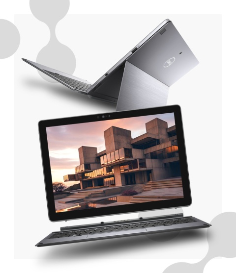 Laptop Dell Latitude 7210 2w1 i5 16GB RAM 2TB SSD 12" dotykowy Full HD powystawowy