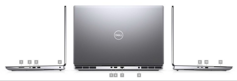 Laptop Dell Precision 7760 i7 32GB RAM 2TB SSD 17,3" Full HD RTX A3000 powystawowy