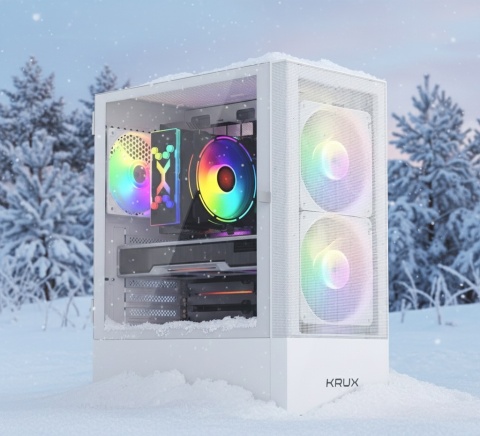 Komputer gamingowy ENERSON WHITE SNOW i7 24GB RAM 256GB SSD + 500GB HDD