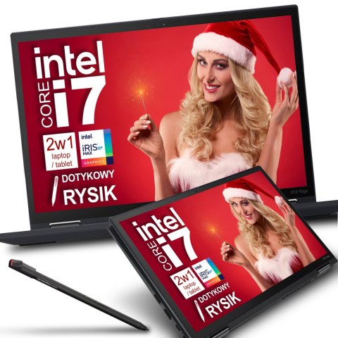 Laptop Lenovo ThinkPad X13 Yoga G2 i7 16GB RAM 512GB SSD 1920x1080 13,3" Full HD dotykowy powystawowy