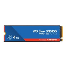 Sandisk Dysk SSD WD Blue SN5100 4TB M.2 2280 PCIe NVMe (6900/6700 MB/s) WDS400T5B0E