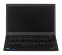 LENOVO ThinkPad T470S i5-7300U 16GB 256GB SSD 14" FHD Win10pro + zasilacz UŻYWANY