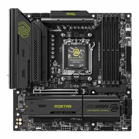 MSI Płyta MSI MAG B850M MORTAR WIFI /AMD B850/DDR5/SATA3/M.2/USB3.2/WiFi/BT/PCIe5.0/AM5/mATX