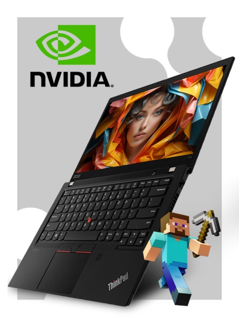 Laptop Lenovo ThinkPad T14 G1 i7 16GB RAM 512GB SSD 14" Full HD powystawowy