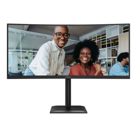 AOC Monitor AOC 34" CU34E4CV VA WQHD 120Hz 2xHDMI DP HUB RJ45 głośniki