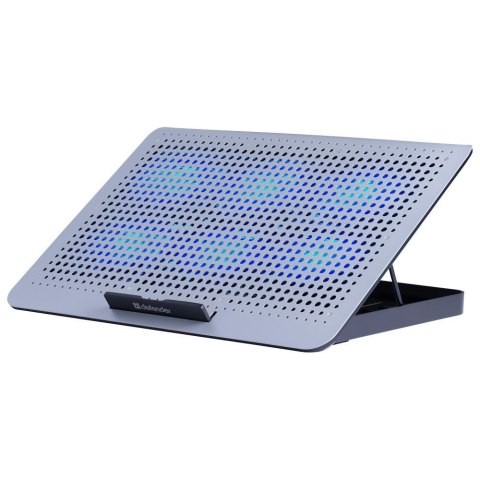 Defender Podstawka chłodząca Defender NS-520 laptop notebook 15,6" 2xUSB 6 wentylatorów podświetlenie metalowa