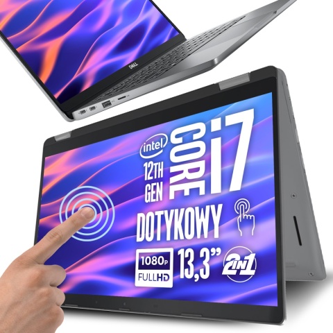 Laptop Dell Latitude 5330 2w1 i7 32GB RAM 256TB SSD 13,3" TABLET powystawowy