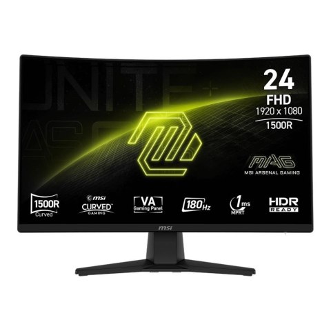MSI Monitor MSI 23,6" MAG 242C VA FHD 180Hz HDMI DP