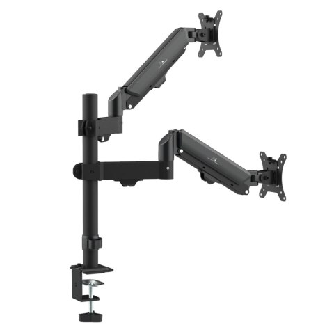 Maclean Uchwyt na 2 monitory Maclean MC-136, sprężyna gazowa, 17"-32", 2-10kg, czarny