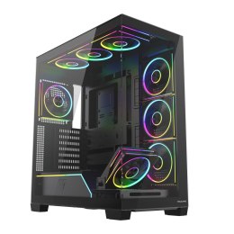 Modecom Obudowa Modecom Volcano Stellar Plus ARGB MIDI 8F, czarna