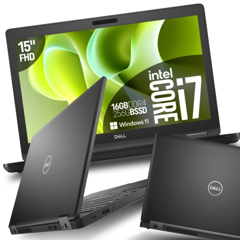 Laptop Dell Latitude 5590 i7 16GB RAM 256GB SSD 15,6" Full HD powystawowy