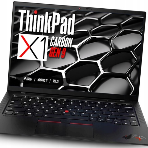 Laptop Lenovo ThinkPad X1 Carbon Gen 9 i7 16GB RAM 1TB SSD 14" Full HD powystawowy