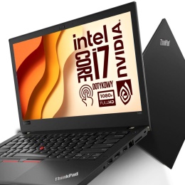 Laptop Lenovo ThinkPad T480 i7 32GB RAM 2TB SSD 15,6" Full HD MX150 powystawowy