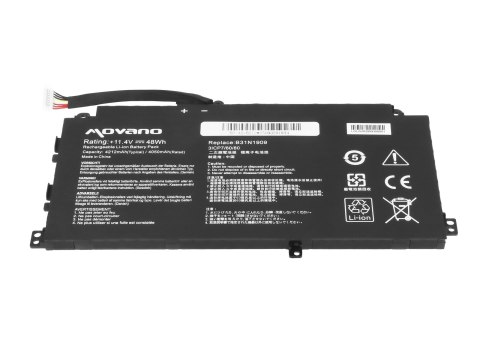 Bateria Movano do Asus ExpertBook B2 B2402CBA, P2451F
