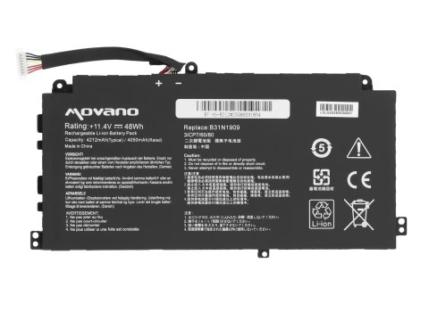 Bateria Movano do Asus ExpertBook B2 B2402CBA, P2451F
