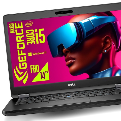 Laptop Dell Latitude 5491 i5 16GB RAM 256GB SSD 15,6" Full HD GeForce MX130 poleasingowy
