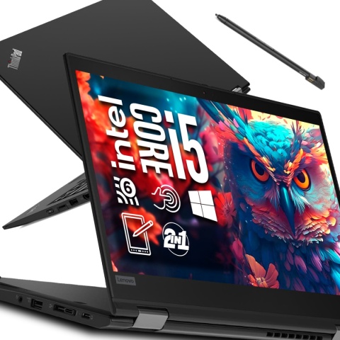 Laptop Lenovo ThinkPad X13 Yoga G1 i5 16GB RAM 2TB SSD 1920x1080 13,3" Full HD dotykowy powystawowy