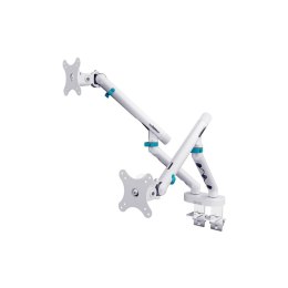 Digitus Ramię biurkowe podwójne DIGITUS z zaciskiem i sprężyną mechaniczną, 2x LCD max.35
