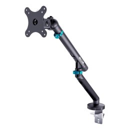 Digitus Ramię biurkowe pojedyncze DIGITUS z zaciskiem i sprężyną mechaniczną, 1x LCD max. 35