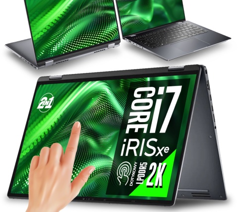 Laptop Dell Latitude 9430 2w1 i7 16GB RAM 1TB SSD 14,1" 2K dotykowy powystawowy