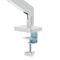 GEMBIRD BIURKOWE, REGULOWANE RAMIĘ/UCHWYT NA MONITOR 17"-32", OBCIĄŻENIE DO 10 KG, KOLOR BIAŁY