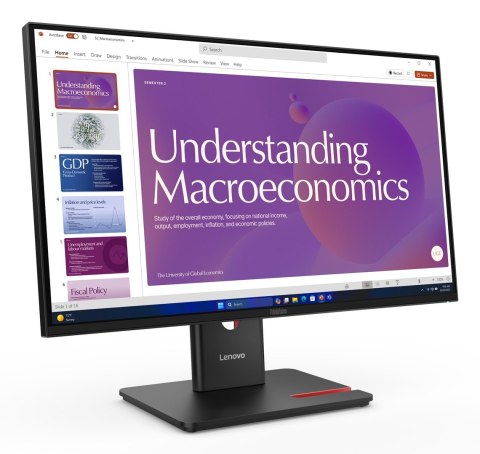 Lenovo ThinkVision T24D-40 23.8"FHD 120Hz 250nits AG HDMI DP USB Eclipse Black