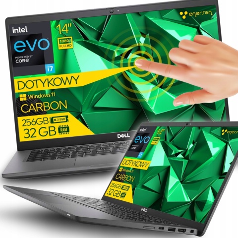 Laptop Dell Latitude 7430 CARBON i7 32GB RAM 2TB SSD 14,1" dotykowy Full HD powystawowy