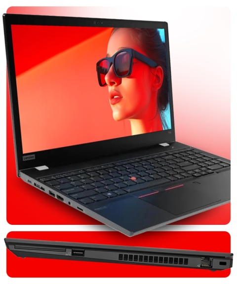 Laptop Lenovo ThinkPad T15g G1 i9 32GB RAM 1TB SSD 15,6" Full HD RTX 2070 powystawowy