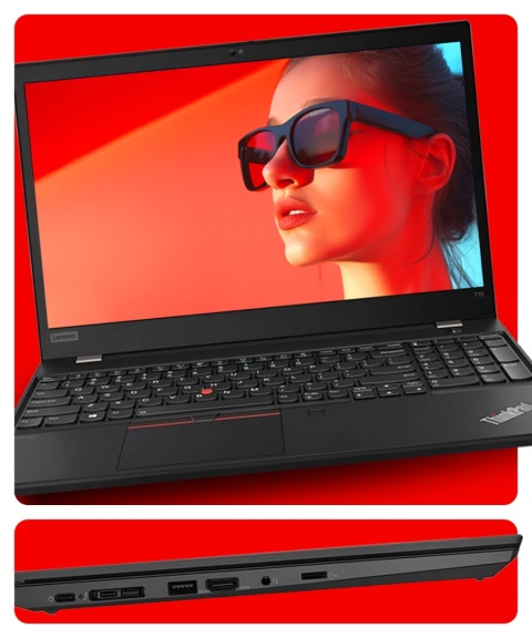Laptop Lenovo ThinkPad T15g G1 i9 32GB RAM 1TB SSD 15,6" Full HD RTX 2070 powystawowy