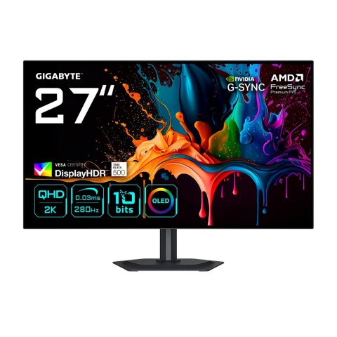 MONITOR GIGABYTE OLED 27" MO27Q28G 280Hz (OUTLET)