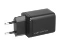 Ładowarka Movano GaN 45W USB-C PD + USB-A (black)