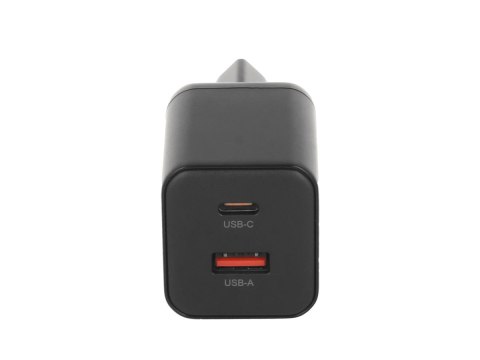 Ładowarka Movano GaN 45W USB-C PD + USB-A (black)