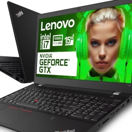 Laptop Lenovo ThinkPad T15p G1 i7 64GB RAM 2TB SSD 15,6" Full HD GTX 1050 Max-Q powystawowy