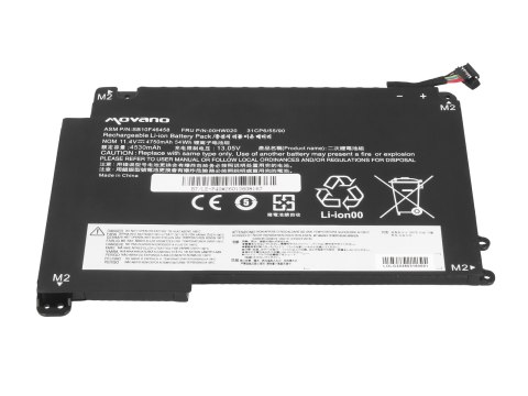 Bateria Movano do Lenovo ThinkPad Yoga P40, 460