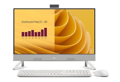 Dell 27 AiO EC27250 Core 7-150U 27.0"FHD Touch IPS 250nits 16GB DDR5 SSD1TB GeForce MX 570A Cam WLAN + BT Backlit Kb W11Pro 3Y P