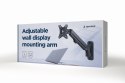GEMBIRD ŚCIENNE REGULOWANE RAMIĘ/UCHWYT NA MONITOR 17-27, VESA 100X100MM, DO 7 KG (OUTLET)