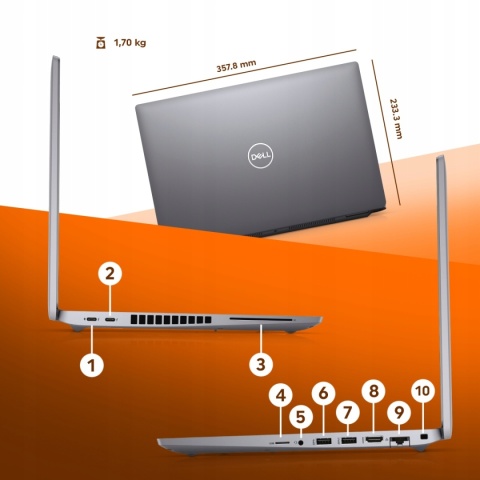 Laptop Dell Latitude 5520 i5 32GB RAM 256GB SSD 15,6" Full HD poleasingowy