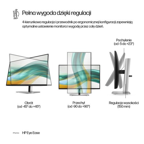 MONITOR HP LED 23,8" S5 Pro 524pf (9D9L6UT)