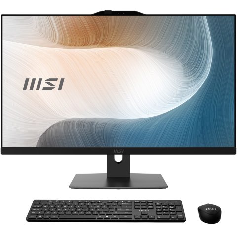 MSI AIO Modern AM272P 1M-1293XEU Core5-120U 27" IPS LED FHD Non-Touch Anti-Glare 16GB SSD512GB M.2 AX211 WiFi 6E noOS Black