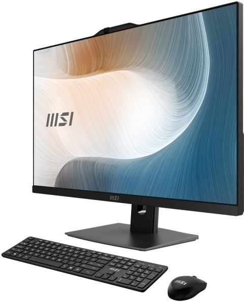 MSI AIO Modern AM272P 1M-1293XEU Core5-120U 27" IPS LED FHD Non-Touch Anti-Glare 16GB SSD512GB M.2 AX211 WiFi 6E noOS Black