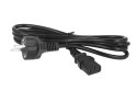 Kabel komputerowy 3-żyłowy (trapez) - do PC i UPS [150 szt. karton] -1.8m